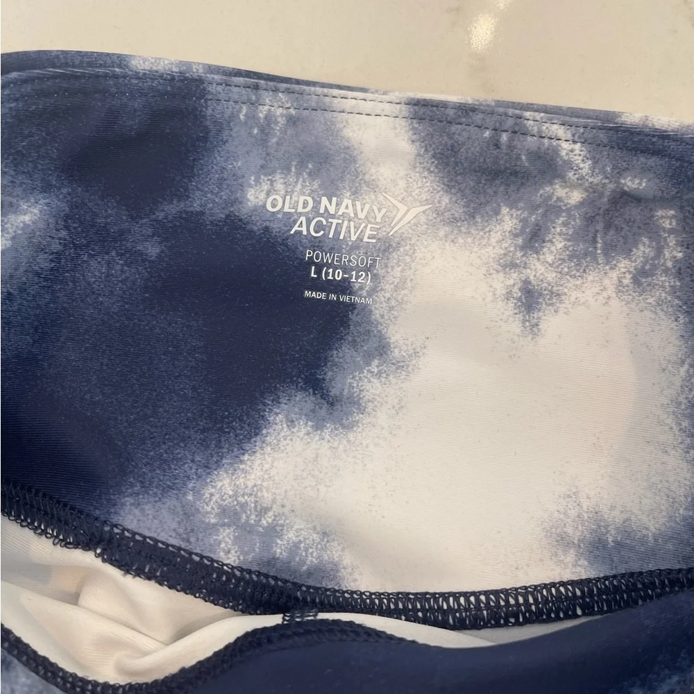 Girls Navy and White Matching Athletic Set
